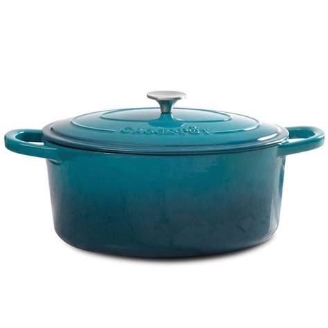 Crock-Pot 2-Piece Artisan 10-in Cast Iron Cooking Pan with Lid in the ...