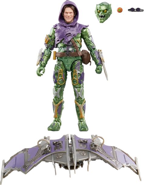 Figuras de acción Marvel Legends Green Goblin y Spider-Man No Way Home ...