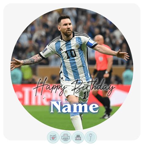 Messi Cake Topper 的图像结果