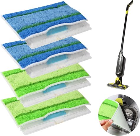 Amazon.com - Flammi Upgraded Vacmop Replacement Pads Heavy-Duty ...