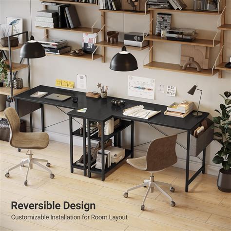TENKIA L Shaped Desk, 47 Small Reversible Corner Computer India | Ubuy