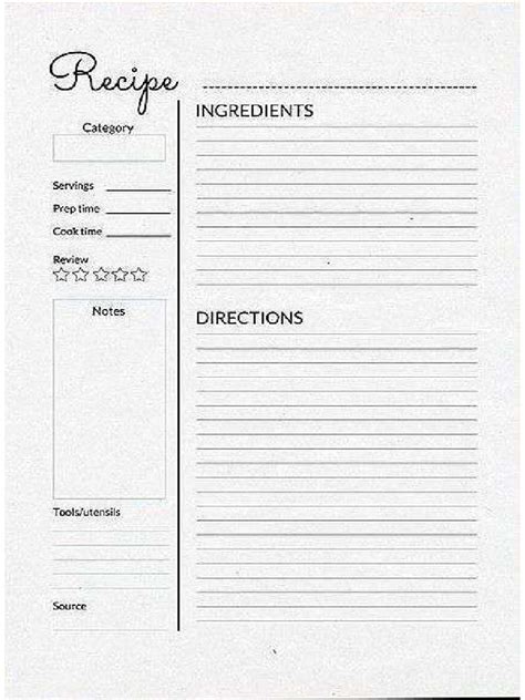 Image result for Recipe Book Example