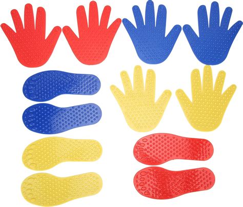Hands and Feet Play Mat Carpet Spot Flat Markers Feet Hands Twister ...