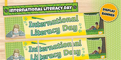 International Literacy Day Banner