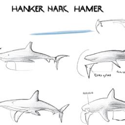 How To Draw A Hammerhead-Shark - A Step By Step Drawing Guide – Custom ...