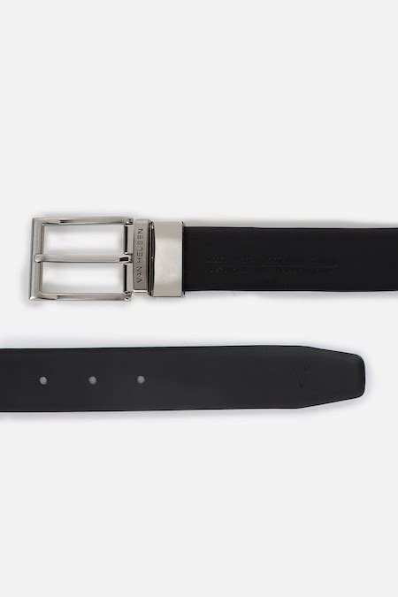 Black Textured Leather Belts - Selling Fast at Pantaloons.com