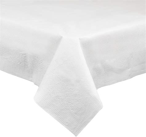 PLASTICPRO 3 Ply Paper & Plastic Tablecloth for Rectangle Tables ...