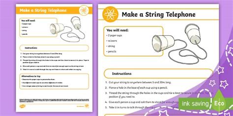 Image result for How to Make a String Telephone