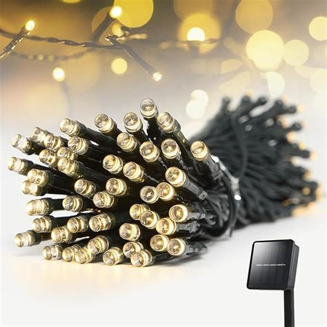 LITVERSE® Solar Powered 120 LED Waterproof String Lights – Warm White ...
