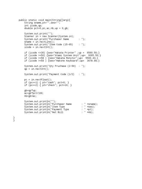 Image result for Full Java Code