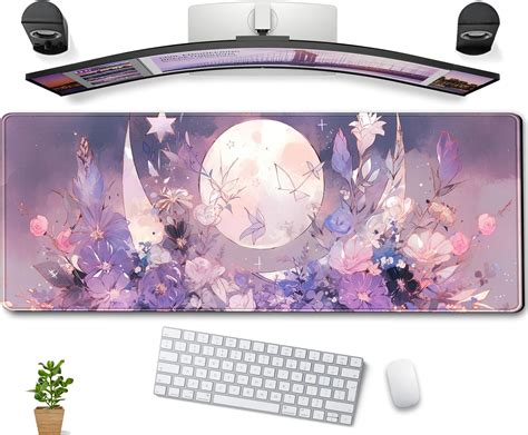 Amazon.com: Kawaii Pastel Mouse Pad XL Large Gaming Mouse Pad Long Desk ...