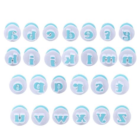 Buy Cookie Stamps Alphabet Cookie Mold, One Set of Cookies Molds ...