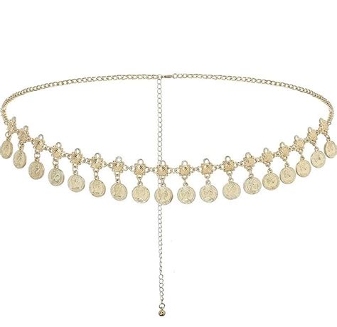 Buy El Regalo Gypsy Coins Belly Chain/Belt/Kamarband- Hippie Boho Belt ...