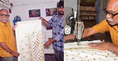 ക്രീം നിറത്തിലെ സിൽക്ക് തുണിയില്‍ തിളങ്ങി ജൂതപ്പുടവ...