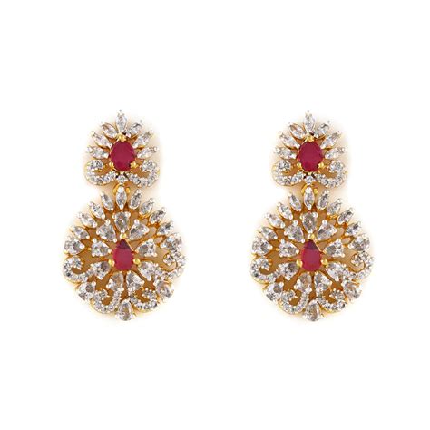 Ruby Diamond and Pearl Choker Elante Necklace Set – Estele