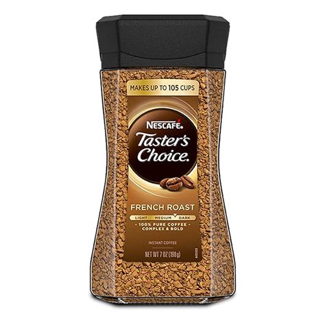 Nescafe Taster's Choice French Roast Medium Dark Complex & Bold Instant ...