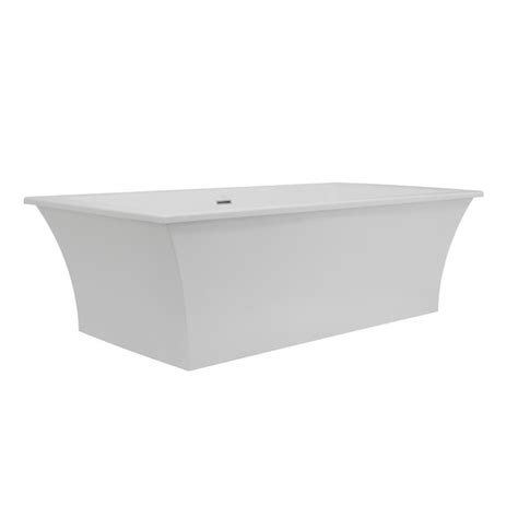 Hydro Systems 36-in x 70-in White Acrylic Freestanding Soaking Bathtub ...