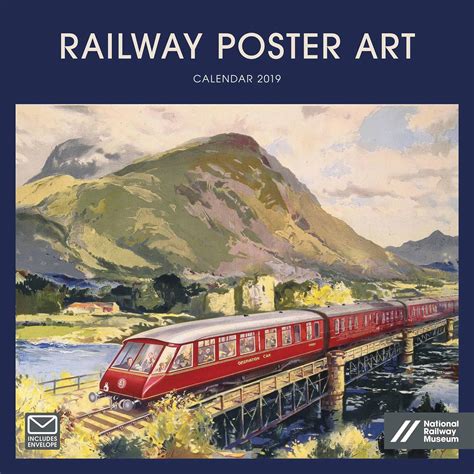 Railway Poster Art Nrm W 2019 (Square Regional) : Amazon.in: Books