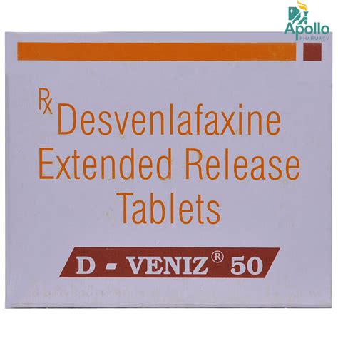 D-Veniz 50 Tablet | Uses, Side Effects, Price | Apollo Pharmacy