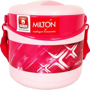Flipkart.com | MILTON ECONA DELUXE TIFFIN (PINK2) 2 Containers Lunch Box