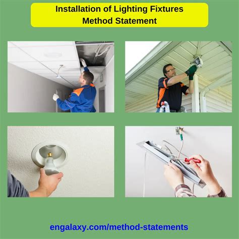 Installation of Lighting Fixtures Method Statement – Your Best Guide in ...
