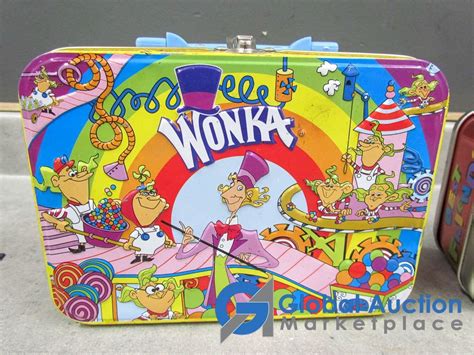 Bugs Bunny and Wonka Tin Lunch Boxes