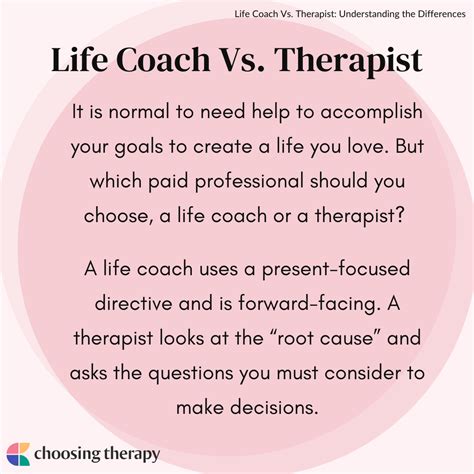 What Are the Differences Between Life Coaching & Therapy?