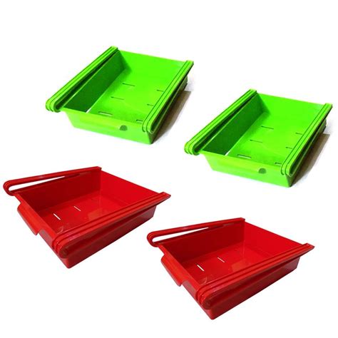 Phobia Kitchen Fridge Space Saver Organizer Slide Storage Racks Shelf ...