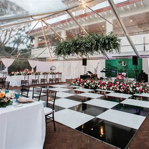 Black and White Dance Floor Rental | South Florida Rentals