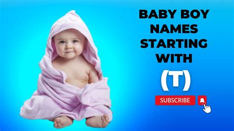 Baby Boy Names Starting With Letter T With Meanings! baby boy names ...