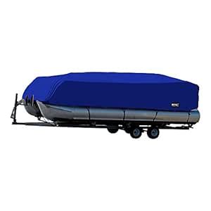 MSC Trailerable Pontoon Boat Cover 300D UV,Mainre Grade, Color Grey ...