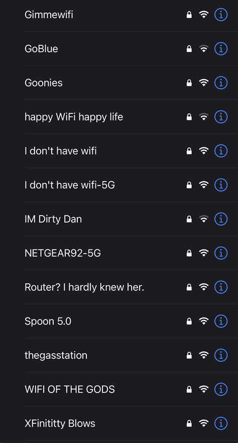 Clever Wifi Names