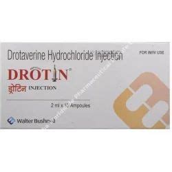 Drotaverine Tablets - 2 Ml Drotin Drotaverine Hydrochloride Injection ...