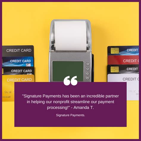 Payment Processing for Nonprofits - Signature Payments