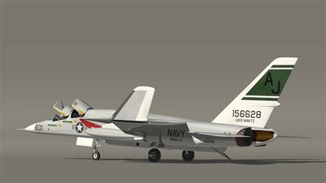 3D model North American RA5C Vigilante - TurboSquid 2033652