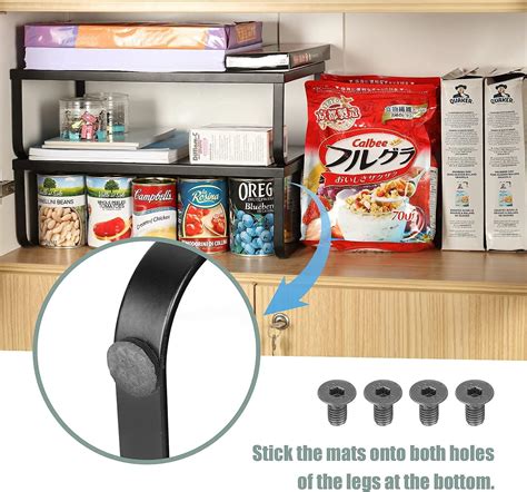 Buy 2 Pack SUFAUY Monitor Stand Riser, Stackable Metal Desk Organizer ...