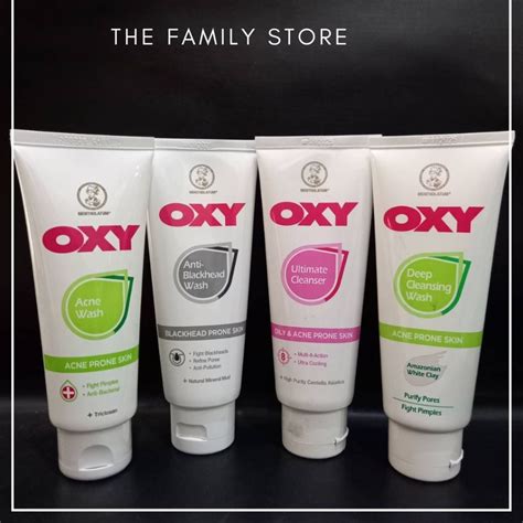 Jual Mentholatum OXY Facial Wash Anti Blackhead, Ultimate, Acne, Deep ...