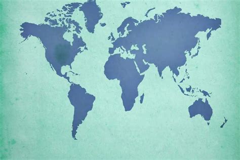 Large Printable World Map Print 的图像结果