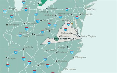 Regional Maps | Virginia's New River Valley