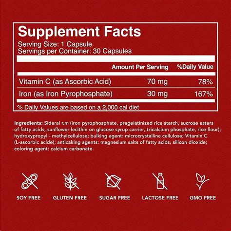 PHARMANUTRA SiderAL Forte Iron Supplement Clinically Proven to India | Ubuy