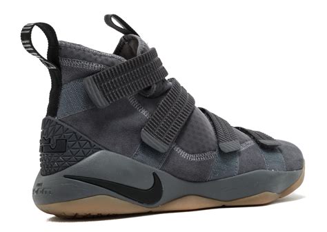 Lebron Soldier Xi SFG Grey Dark Black Circuit Orange 897646-003 ...