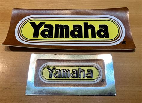 ビンテージYAMAHAヤマハPVCレザーワッペン 70s 80sバイクVMXデッドストック | LONERS