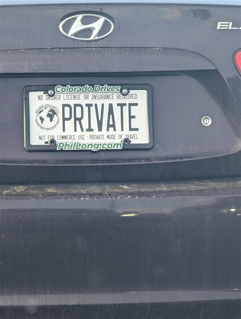 Saw a sovereign citizen "license plate" on the way home. Probably not ...