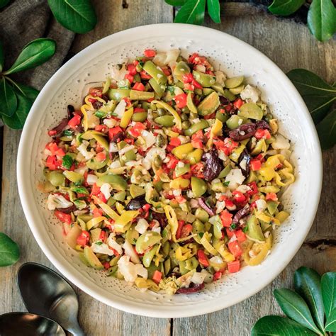 Easy Italian Olive Salad Recipe For Muffuletta