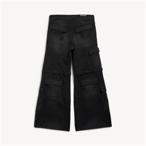 Flared cargo pants