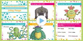 Parts of the Body Monster Pack - Indonesian (teacher made)