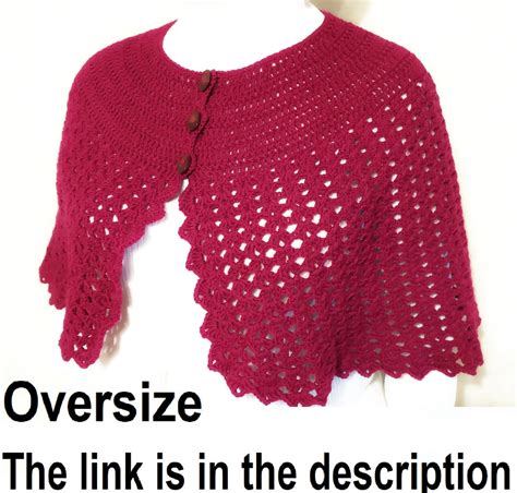 Quick Crochet Capelet Pattern 的图像结果