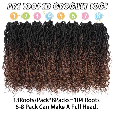 ColBling Col Bling Goddess Locs Crochet Hair 14 Inch 8 Packs India | Ubuy
