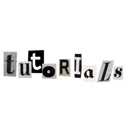 Image result for Tutorial Text PNG