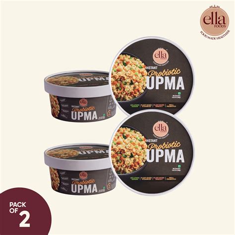 Ella Foods | Instant Upma | Ready to Eat Food| 40% Low Sodium